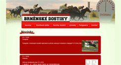 Desktop Screenshot of dostihybrno.cz
