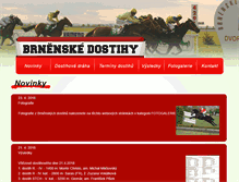 Tablet Screenshot of dostihybrno.cz